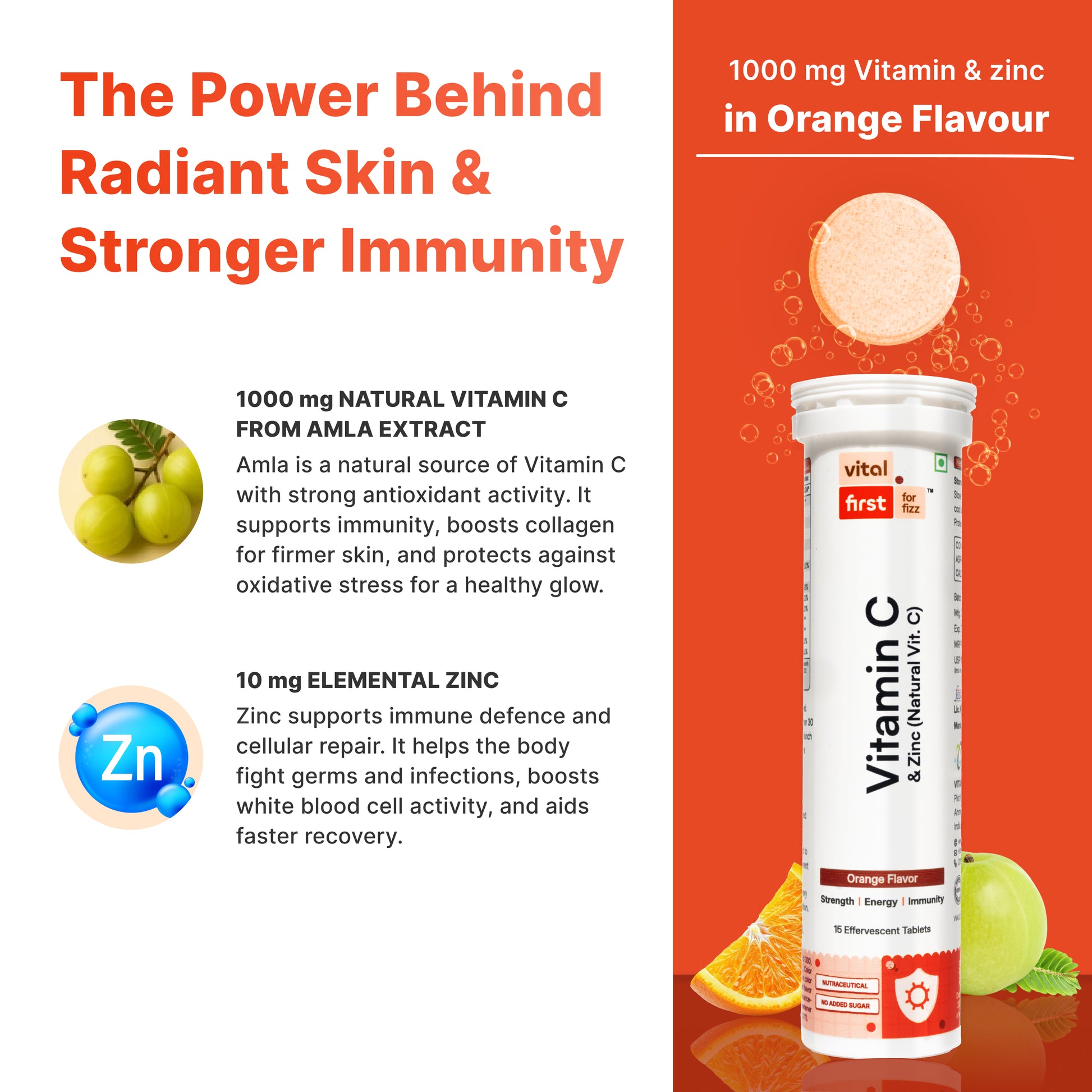 Vitamin C & Zinc Effervescent