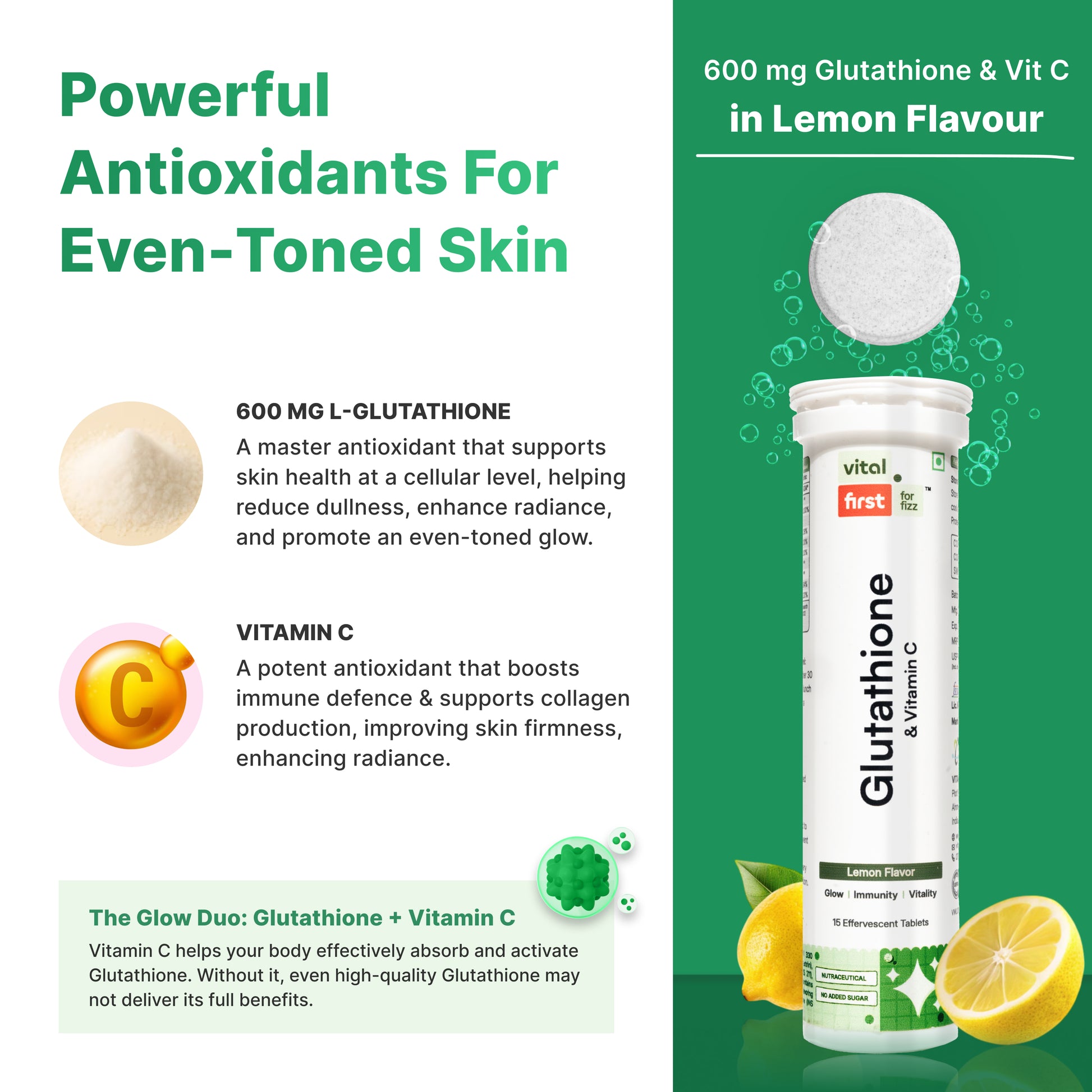 Glutathione & Vitamin C Effervescent