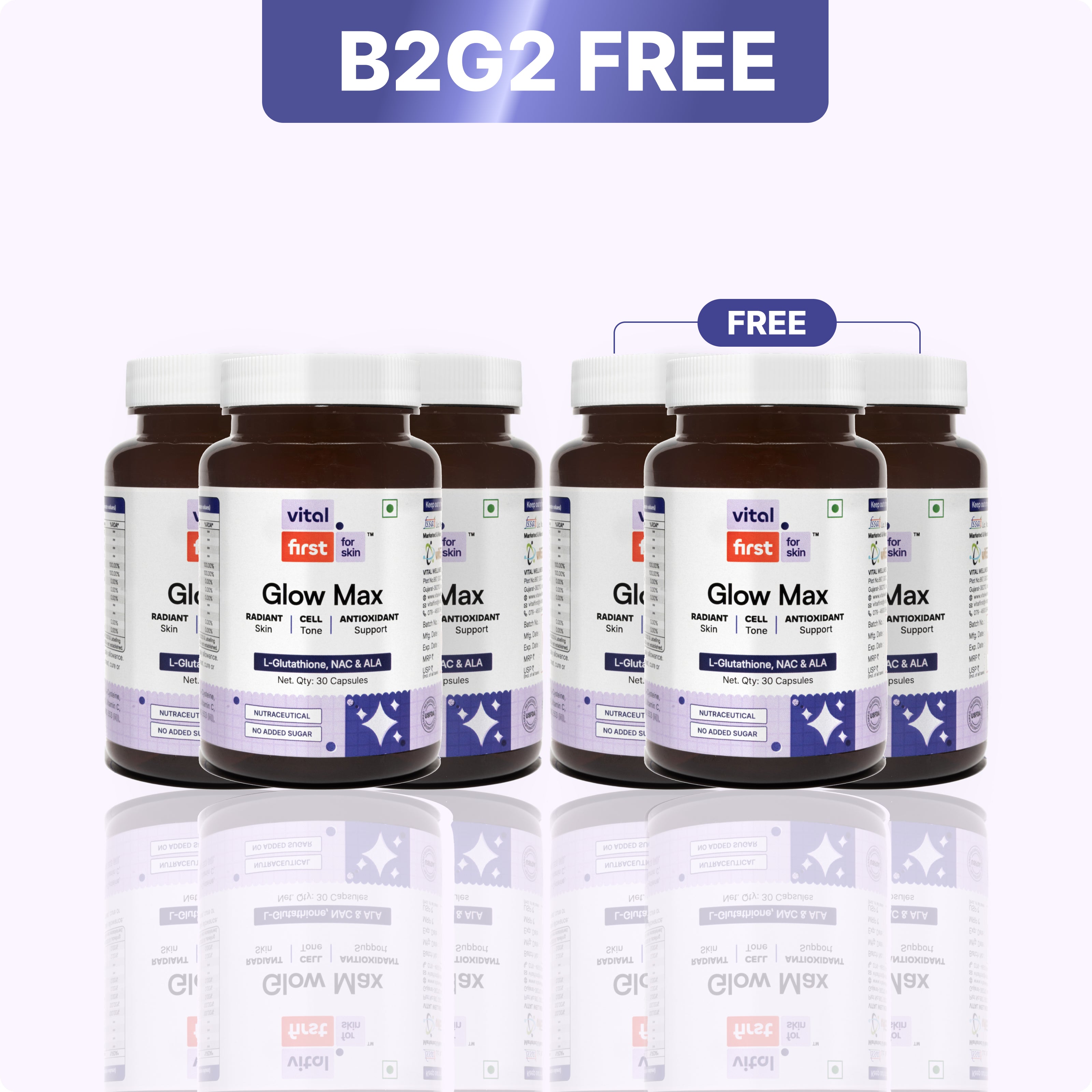 Glow Max Capsules (Buy 3 Get 3 Free)