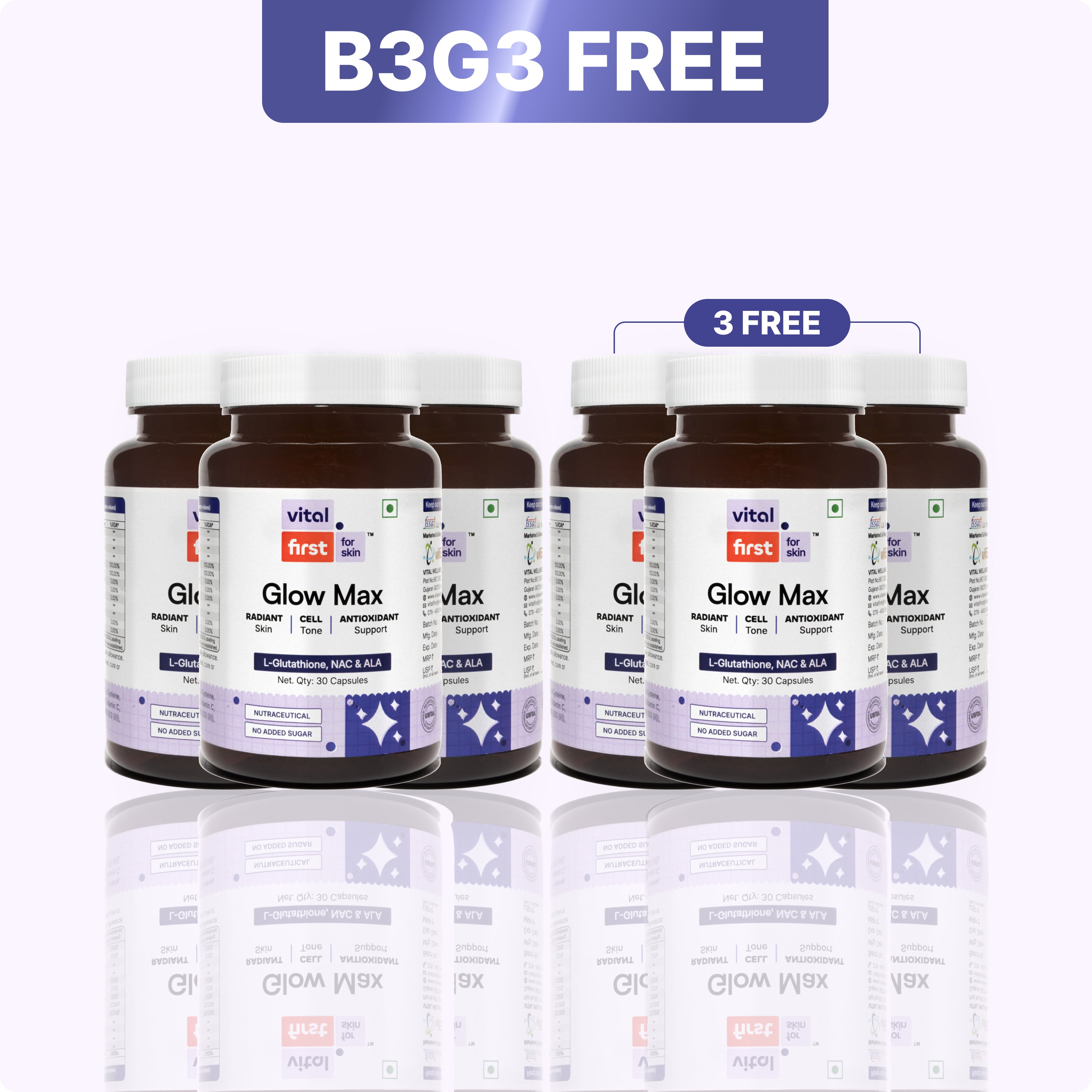 Glow Max Capsules (Buy 3 Get 3 Free)