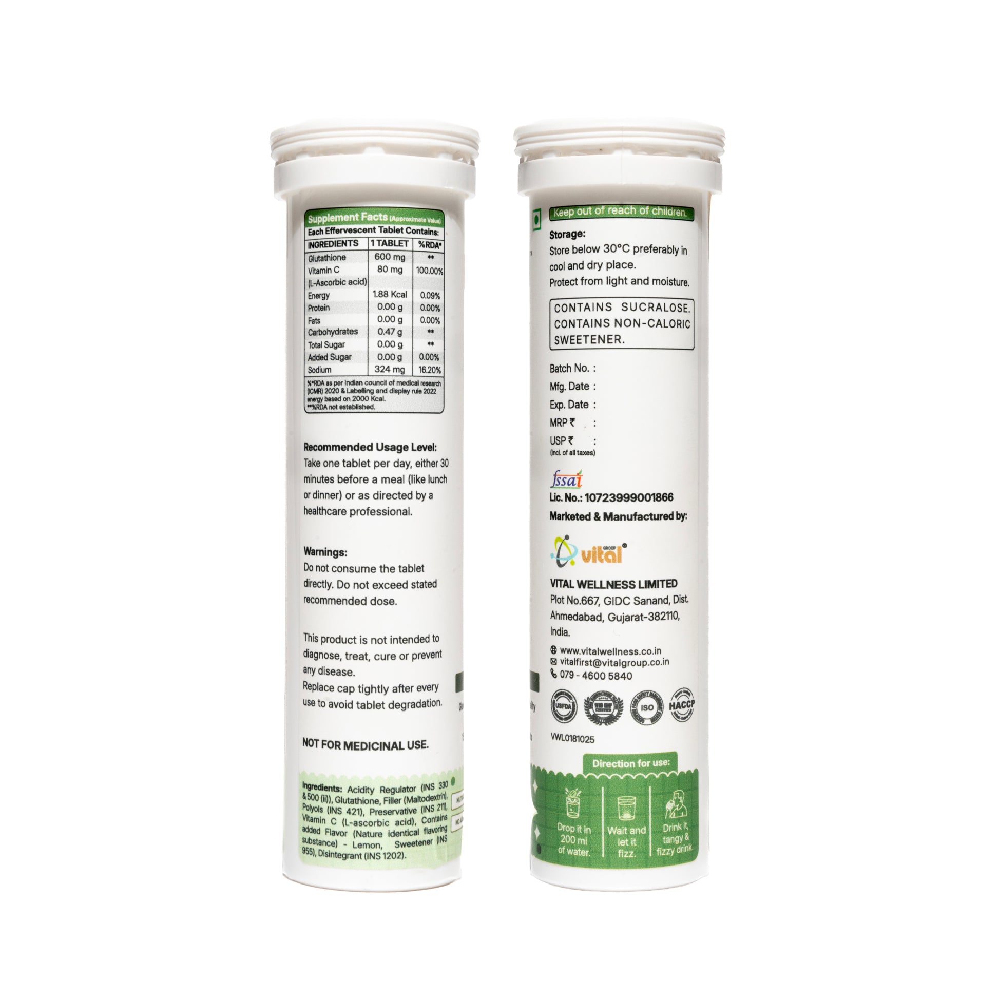 Glutathione & Vitamin C Effervescent