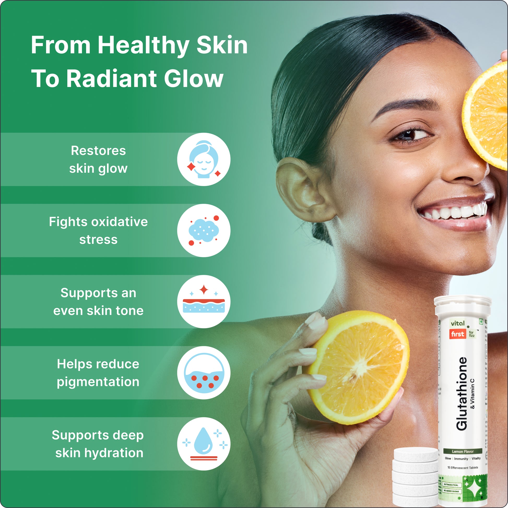 Glutathione & Vitamin C Effervescent