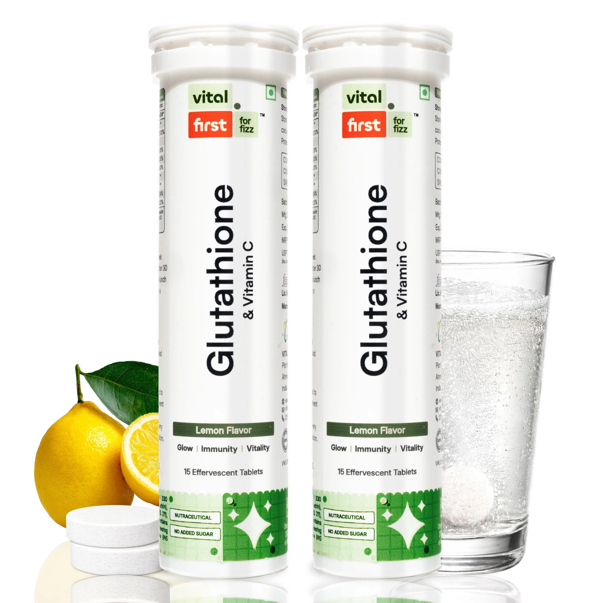 Glutathione and Vitamin C Effervescent